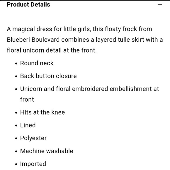 Blueberi Boulevard Unicorn Birthday Party Dress Pastel 5 - Picture 8 of 9